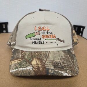 Kids Toddler Realtree Edge Camo Hat I Call All The Shots Duck Hunting